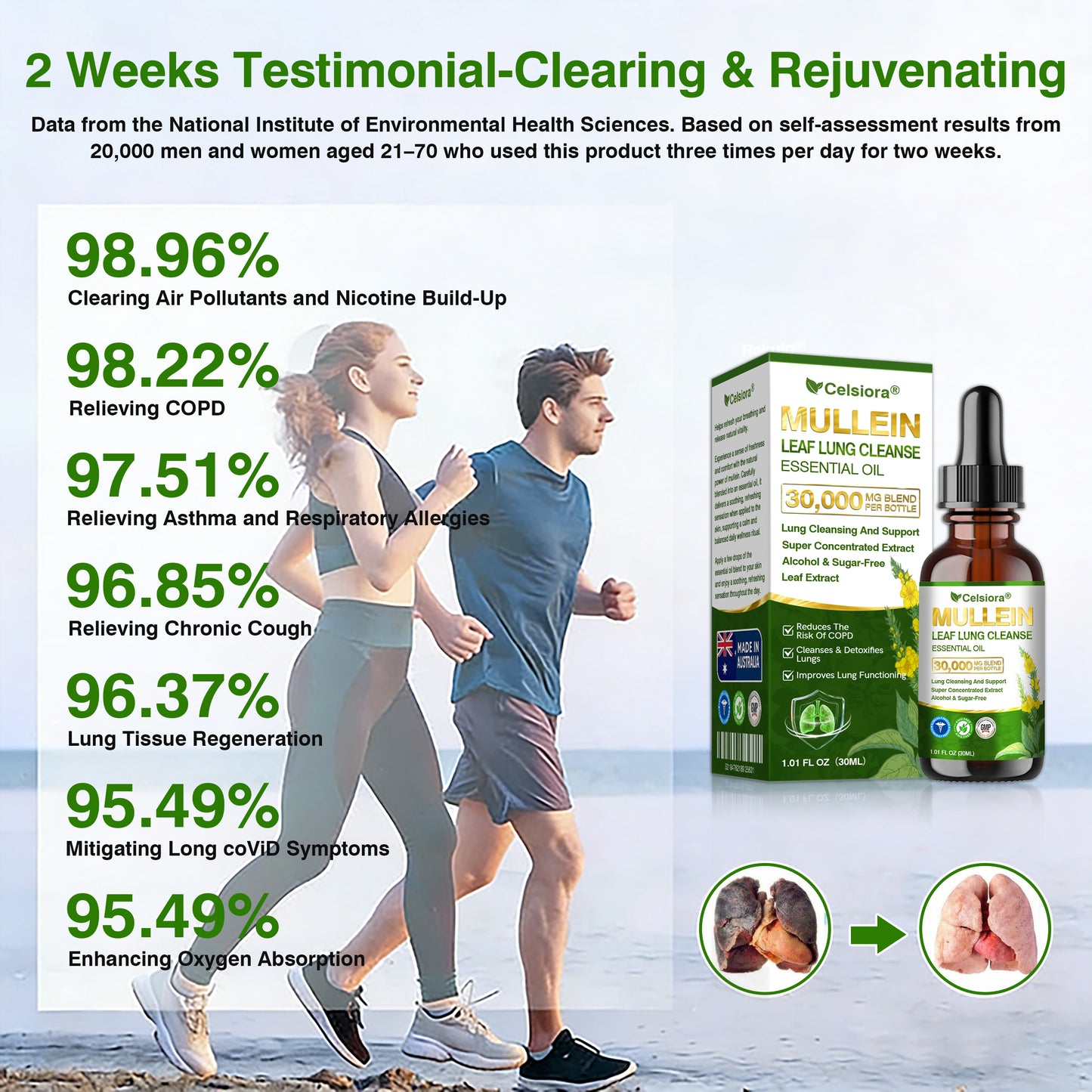 💝✅𝐀𝐔 𝐎𝐟𝐟𝐢𝐜𝐢𝐚𝐥 𝐒𝐭𝐨𝐫𝐞|𝐂𝐞𝐥𝐬𝐢𝐨𝐫𝐚® 𝐎𝐫𝐠𝐚𝐧𝐢𝐜 𝐌𝐮𝐥𝐥𝐞𝐢𝐧 𝐋𝐞𝐚𝐟 𝐋𝐮𝐧𝐠 𝐂𝐥𝐞𝐚𝐧𝐬𝐞 𝐄𝐬𝐬𝐞𝐧𝐭𝐢𝐚𝐥 𝐎𝐢𝐥 (💖Cough, wheezing, shortness of breath, sputum, stuffy nose, bronchitis, bronchitis, allergy symptoms, lung discomfort💝)