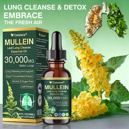 💖✅𝐀𝐔 𝐎𝐟𝐟𝐢𝐜𝐢𝐚𝐥 𝐒𝐭𝐨𝐫𝐞|𝐂𝐞𝐥𝐬𝐢𝐨𝐫𝐚® 𝐎𝐫𝐠𝐚𝐧𝐢𝐜 𝐌𝐮𝐥𝐥𝐞𝐢𝐧 𝐋𝐞𝐚𝐟 𝐋𝐮𝐧𝐠 𝐂𝐥𝐞𝐚𝐧𝐬𝐞 𝐄𝐬𝐬𝐞𝐧𝐭𝐢𝐚𝐥 𝐎𝐢𝐥 (🫁Cough, wheezing, shortness of breath, sputum, stuffy nose, bronchitis, bronchitis, allergy symptoms, lung discomfort💝)