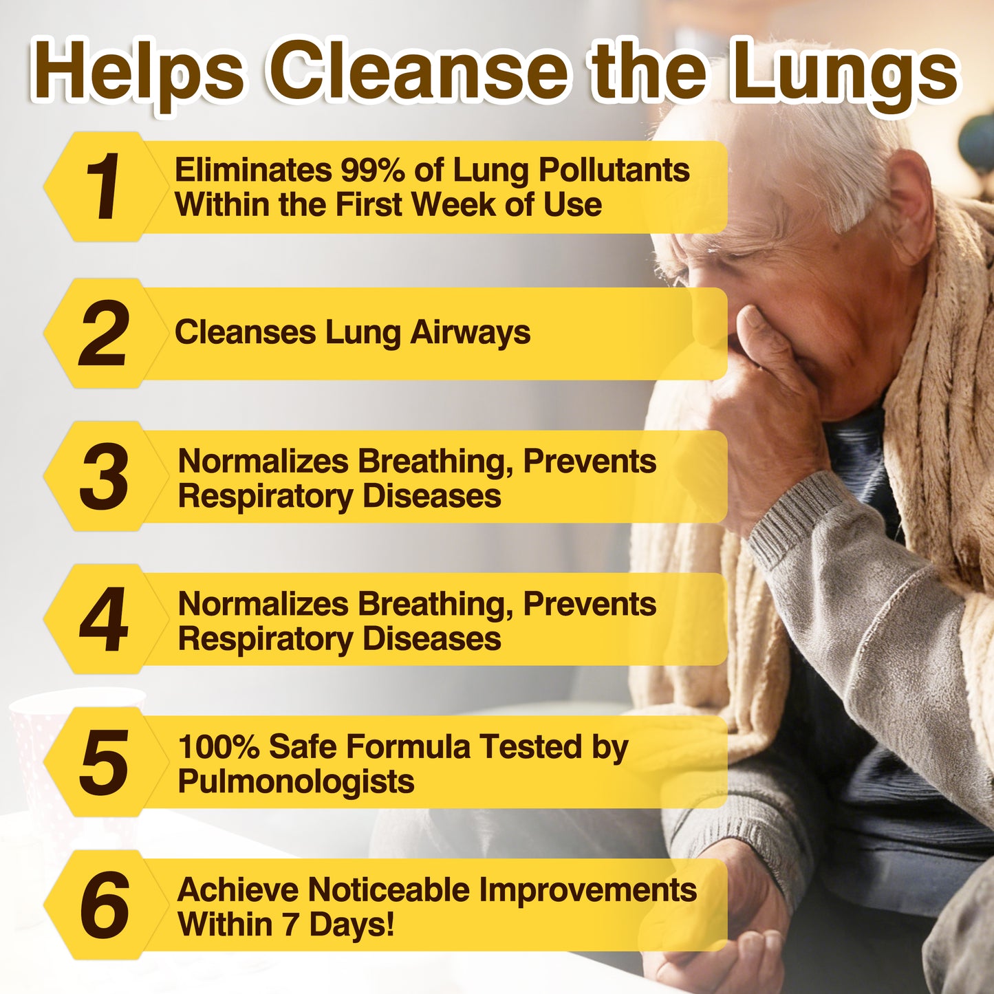 💖✅Official Store:CareBreeze® Botanical Mullein Leaf Extract Lung Cleanse Spray（💛Directly acts on COPD, asthma, chronic bronchitis (CB), respiratory infections, lung cancer, sinusitis, and other conditions💛）
