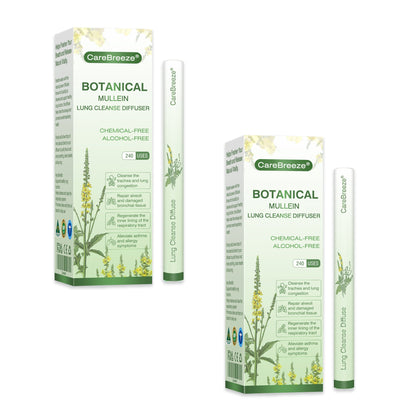 🇦🇺👨‍⚕️✅CareBreeze® Botanical Mullein Lung Cleanse Diffuser(🫁Cough, Pharyngitis, shortness of breath, sputum, stuffy nose, bronchitis, bronchitis, allergy symptoms, lung discomfort💝)