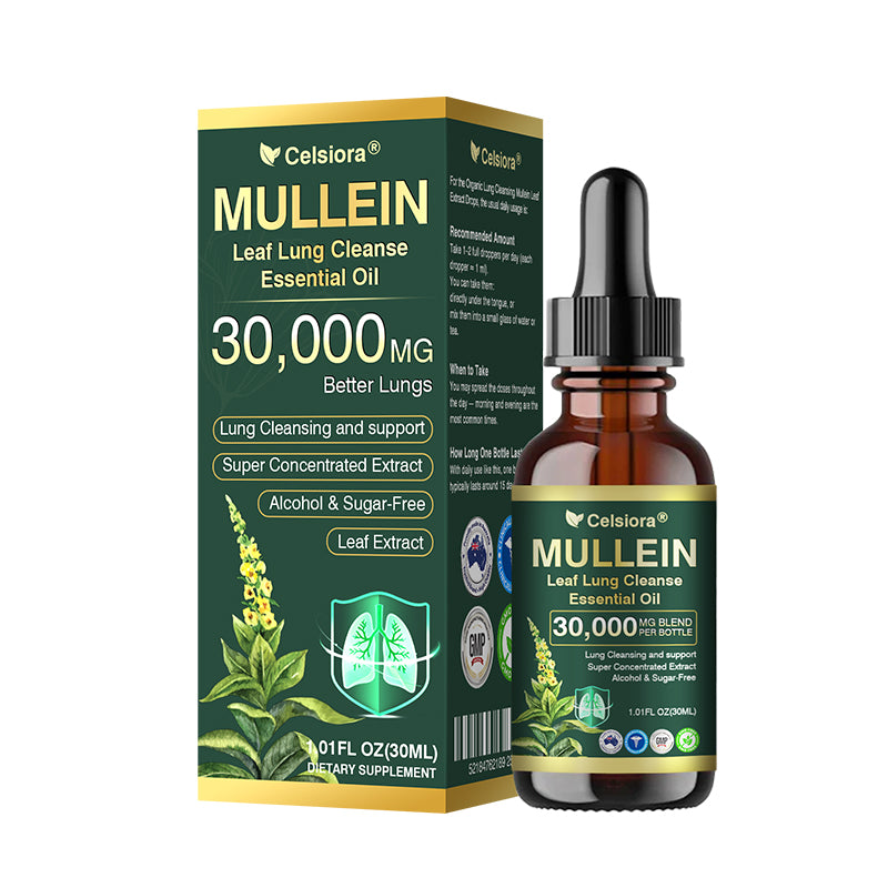 💖✅𝐀𝐔 𝐎𝐟𝐟𝐢𝐜𝐢𝐚𝐥 𝐒𝐭𝐨𝐫𝐞|𝐂𝐞𝐥𝐬𝐢𝐨𝐫𝐚® 𝐎𝐫𝐠𝐚𝐧𝐢𝐜 𝐌𝐮𝐥𝐥𝐞𝐢𝐧 𝐋𝐞𝐚𝐟 𝐋𝐮𝐧𝐠 𝐂𝐥𝐞𝐚𝐧𝐬𝐞 𝐄𝐬𝐬𝐞𝐧𝐭𝐢𝐚𝐥 𝐎𝐢𝐥 (🫁Cough, wheezing, shortness of breath, sputum, stuffy nose, bronchitis, bronchitis, allergy symptoms, lung discomfort💝)