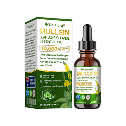 💝✅𝐀𝐔 𝐎𝐟𝐟𝐢𝐜𝐢𝐚𝐥 𝐒𝐭𝐨𝐫𝐞|𝐂𝐞𝐥𝐬𝐢𝐨𝐫𝐚® 𝐎𝐫𝐠𝐚𝐧𝐢𝐜 𝐌𝐮𝐥𝐥𝐞𝐢𝐧 𝐋𝐞𝐚𝐟 𝐋𝐮𝐧𝐠 𝐂𝐥𝐞𝐚𝐧𝐬𝐞 𝐄𝐬𝐬𝐞𝐧𝐭𝐢𝐚𝐥 𝐎𝐢𝐥 (💖Cough, wheezing, shortness of breath, sputum, stuffy nose, bronchitis, bronchitis, allergy symptoms, lung discomfort💝)