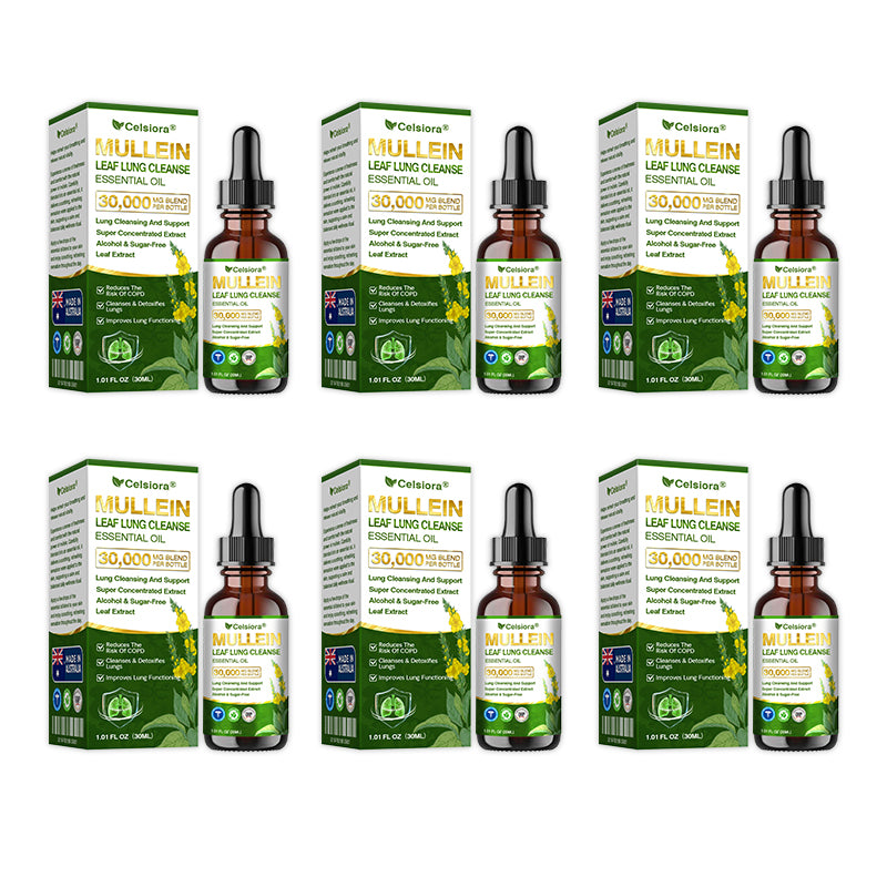 💝✅𝐀𝐔 𝐎𝐟𝐟𝐢𝐜𝐢𝐚𝐥 𝐒𝐭𝐨𝐫𝐞|𝐂𝐞𝐥𝐬𝐢𝐨𝐫𝐚® 𝐎𝐫𝐠𝐚𝐧𝐢𝐜 𝐌𝐮𝐥𝐥𝐞𝐢𝐧 𝐋𝐞𝐚𝐟 𝐋𝐮𝐧𝐠 𝐂𝐥𝐞𝐚𝐧𝐬𝐞 𝐄𝐬𝐬𝐞𝐧𝐭𝐢𝐚𝐥 𝐎𝐢𝐥 (💖Cough, wheezing, shortness of breath, sputum, stuffy nose, bronchitis, bronchitis, allergy symptoms, lung discomfort💝)