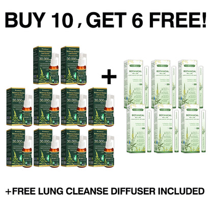 ✅Official Store:CareBreeze® Botanical Mullein Leaf Extract Lung Cleanse Spray（👨‍⚕️Directly acts on COPD, asthma, chronic bronchitis (CB), respiratory infections, lung cancer, sinusitis, and other conditions）