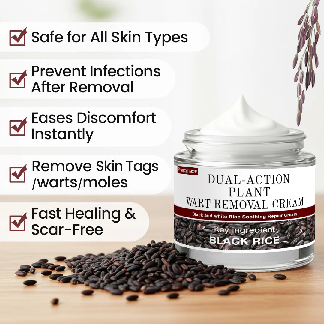 ✅AU Owned and Operated：Pheromex®Dual-Action Plant Wart Removal Cream（👨‍⚕️Skin Tags,Acne,Hyperpigmentation,Eczema,Psoriasis,Rosacea,Warts)