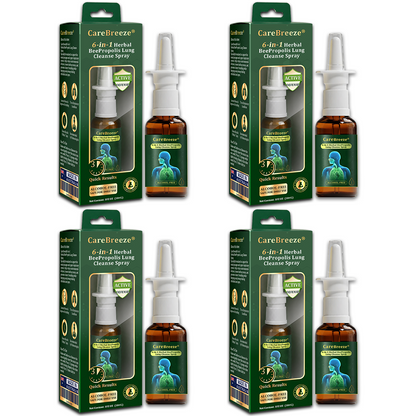 ✅✅🇦🇺 Official Store:CareBreeze® 6-in-1 Herbal BeePropolis Lung Cleanse Spray🐝(⚡Fast Relief 🫁Long-Lasting Benefits)