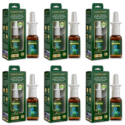✅✅🇦🇺 Official Store:CareBreeze® 6-in-1 Herbal BeePropolis Lung Cleanse Spray🐝(⚡Fast Relief 🫁Long-Lasting Benefits)