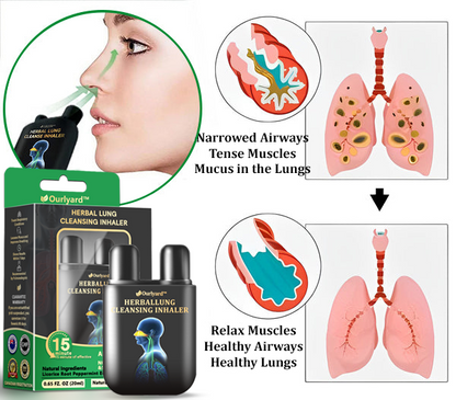 ✅🦘Official Store:Ourlyard™ Herbal Lung Cleansing Inhaler (💝 Cough, wheezing, shortness of breath, sputum, stuffy nose, bronchitis, bronchitis, allergy symptoms, lung discomfort💝)