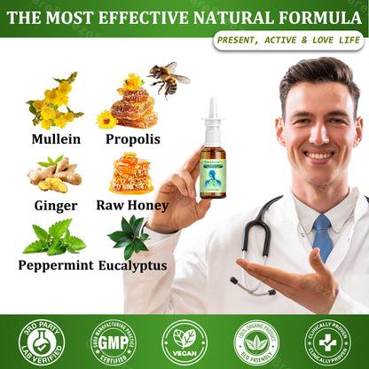 🌱🌱🇦🇺 Official Store:CareBreeze® 6-in-1 Herbal BeePropolis Lung Cleanse Spray🐝(⚡Fast Relief 🫁Long-Lasting Benefits)