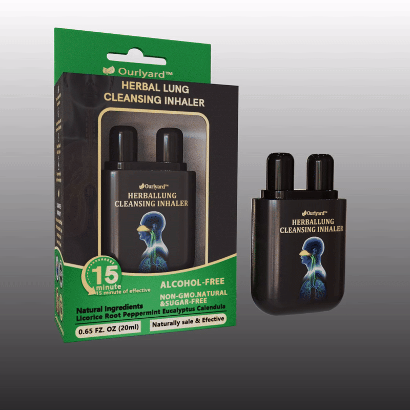 ✅🦘Official Store:Ourlyard™ Herbal Lung Cleansing Inhaler (💝 Cough, wheezing, shortness of breath, sputum, stuffy nose, bronchitis, bronchitis, allergy symptoms, lung discomfort💝)