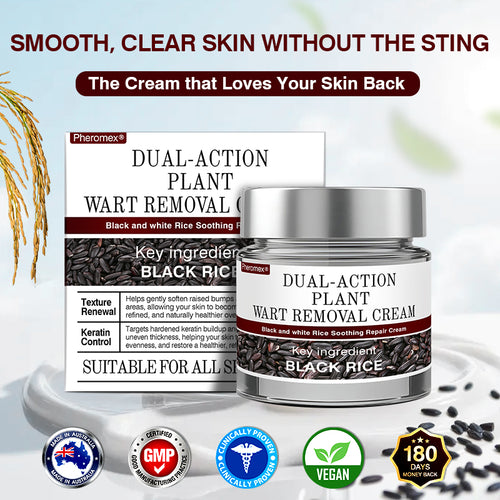 ✅AU Owned and Operated：Pheromex®Dual-Action Plant Wart Removal Cream（👨‍⚕️Skin Tags,Acne,Hyperpigmentation,Eczema,Psoriasis,Rosacea,Warts)